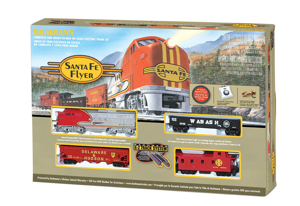 santa fe model train set