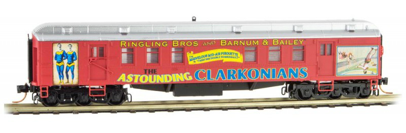 Micro-Trains Line N Scale Ringling Series #6 'Clarkonians'