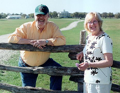 Len and Valerie Taylor in Texas